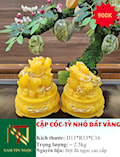 CẶP CÓC-TỲ NHỎ DÁT VÀNG